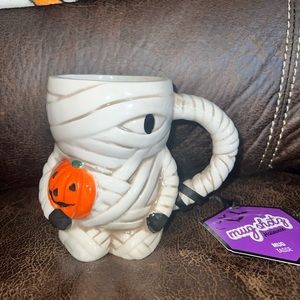 Mugshotz Halloween Mummy with Pumpkin Mug